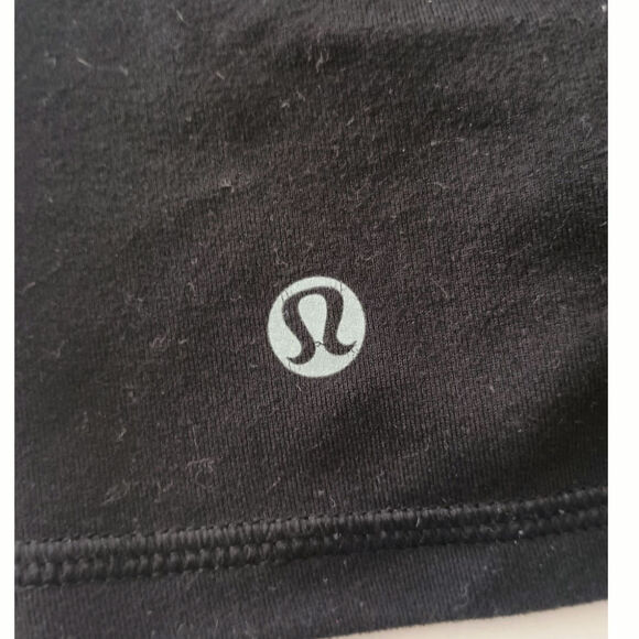 Lululemon black- teal ,boogie shorts Women's size Small, Athletic, - Picture 5 of 8